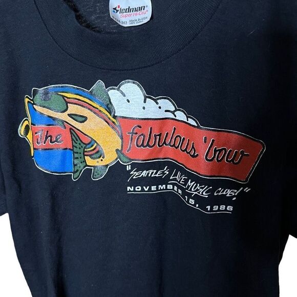 VTG 80s Seattle History T Shirt Small - Picture 2 of 4